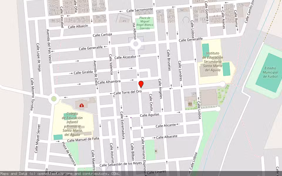 Mapa de Subasta Inmueble (Local comercial) en Santa Mª Del Aguila-el Ejido, Almería