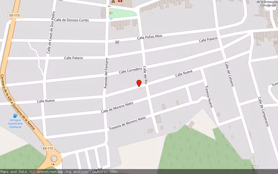 Mapa de Subasta Inmueble (Vivienda) en Ontur, Albacete
