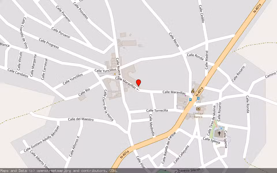 Mapa de Subasta Inmueble (Vivienda) en Cabañas De La Sagra, Toledo