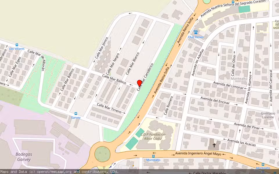 Mapa de Subasta Inmueble (Vivienda) en Jerez De La Frontera, Cádiz