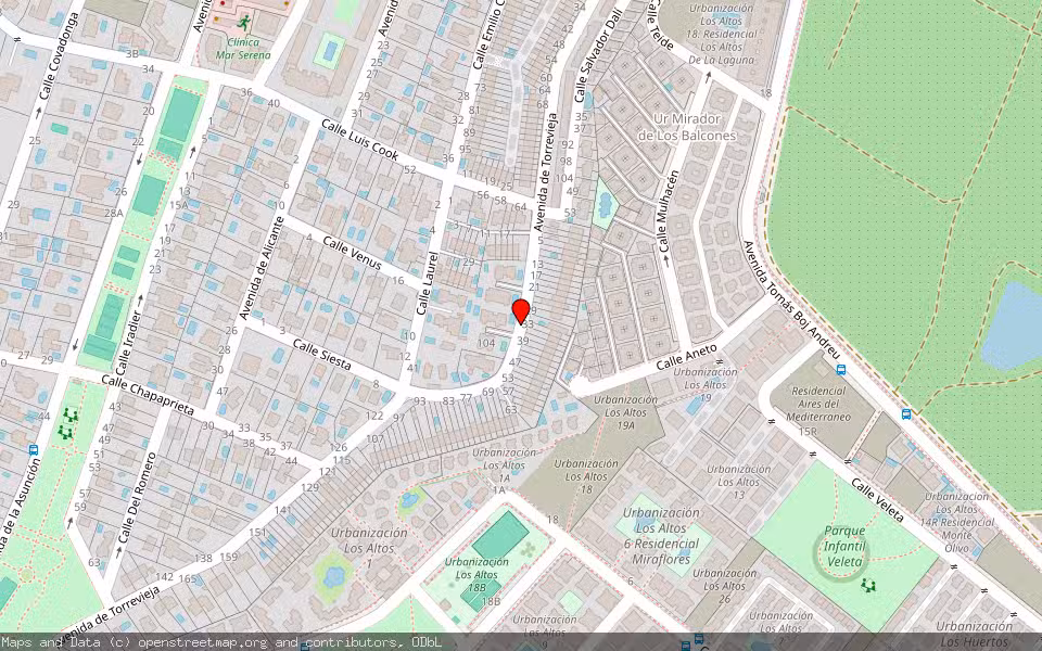 Mapa de Subasta Inmueble (Vivienda) en Torrevieja, Alicante/Alacant