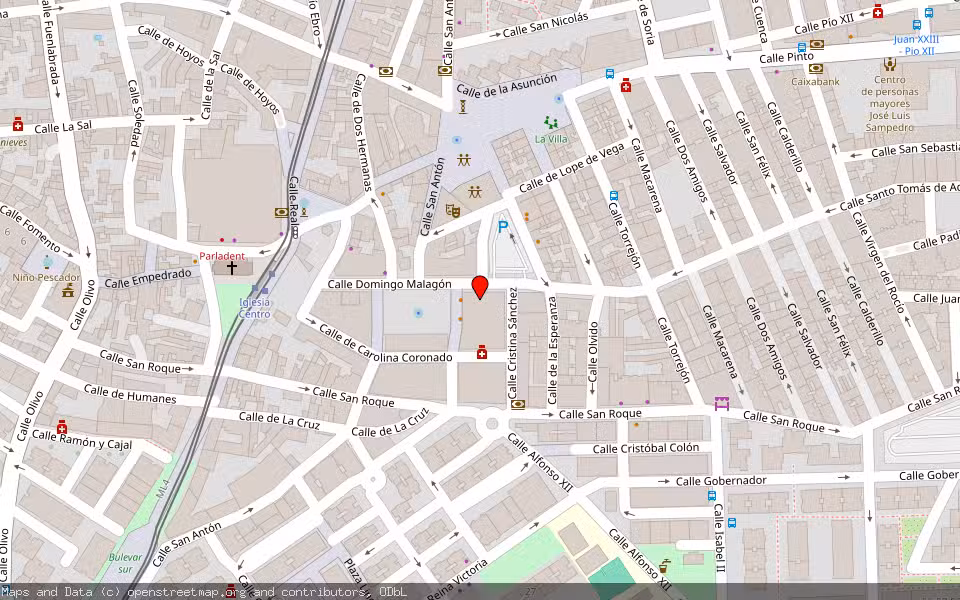 Mapa de Subasta Inmueble (Vivienda) en Parla, Madrid