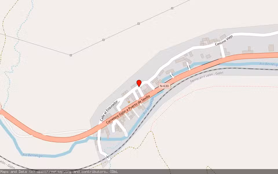 Mapa de Subasta Inmueble (Solar) en Busdongo De Arbas, León