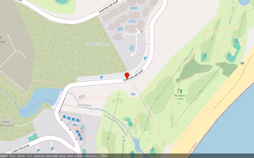 Mapa de Subasta Inmueble (Vivienda) en San Roque, Cádiz