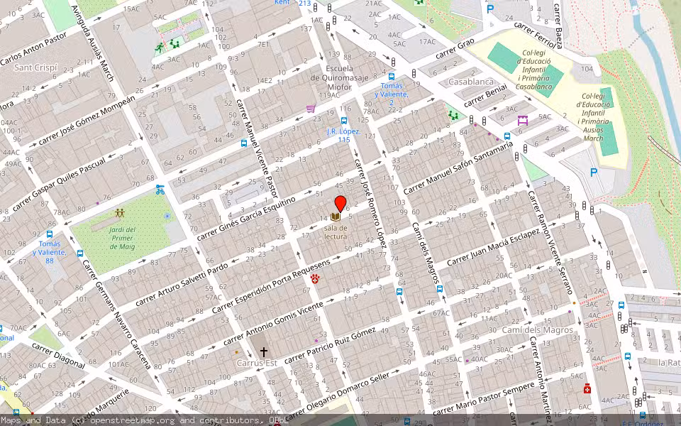 Mapa de Subasta Inmueble (Vivienda) en Elx/elche, Alicante/Alacant