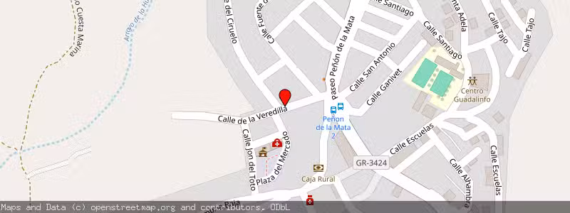 Mapa de Subasta de Inmueble (Vivienda) en Cogollos Vega, Granada 