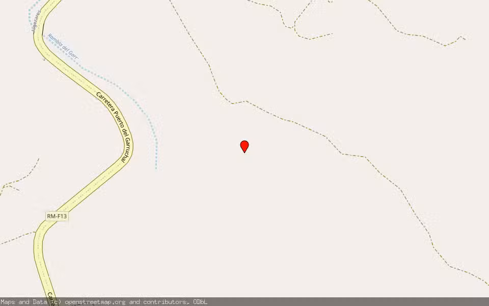 Mapa de Subasta Inmueble (Finca rústica) en Murcia