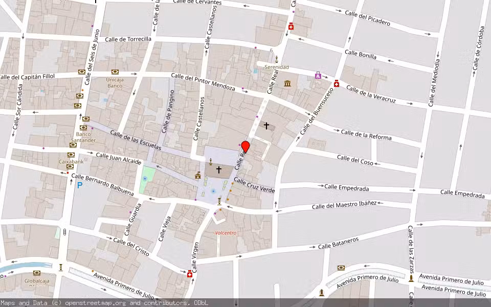 Mapa de Subasta Inmueble (Finca rústica) en Valdepeñas, Ciudad Real