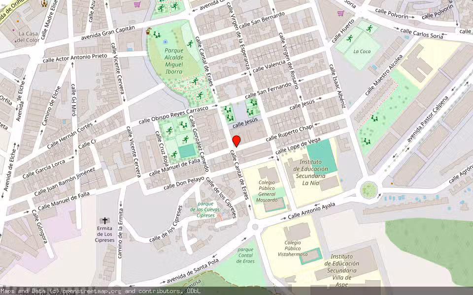 Mapa de Subasta Inmueble (Vivienda) en Aspe, Alicante/Alacant
