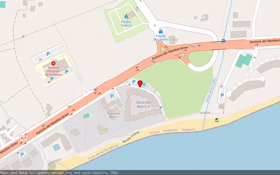 Mapa de Subasta Inmueble (Garaje) en Estepona, Málaga
