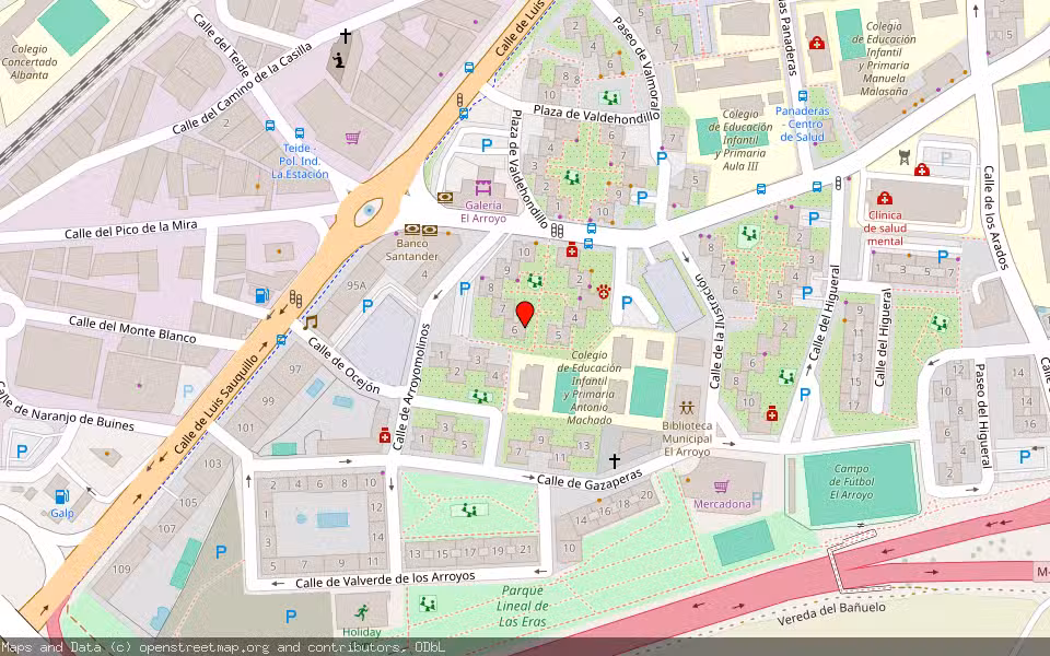 Mapa de Subasta Inmueble (Vivienda) en Fuenlabrada, Madrid