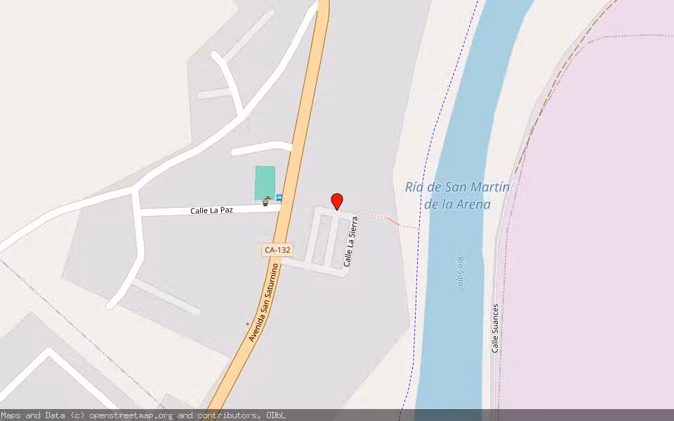 Mapa de Subasta Inmueble (Vivienda) en Suances, Cantabria