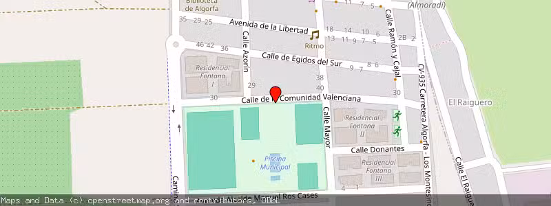 Mapa de Subasta de Inmueble (Vivienda) en Algorfa, Alicante 