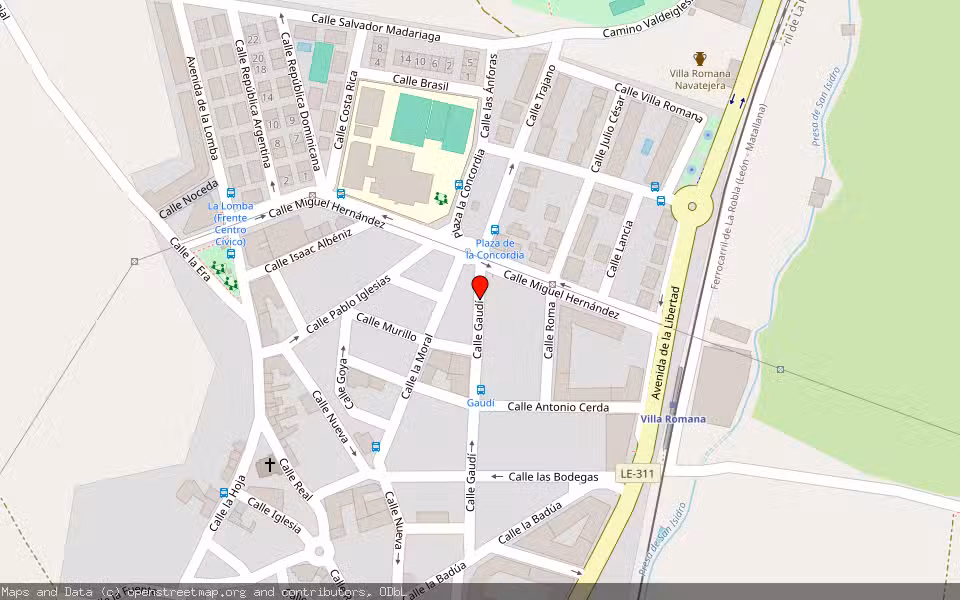 Mapa de Subasta Inmueble (Vivienda) en Navatejera, León