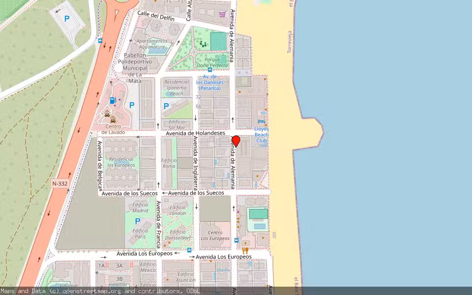 Mapa de Subasta Inmueble (Garaje) en Torrevieja, Alicante/Alacant