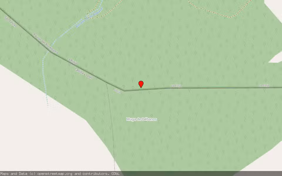 Mapa de Subasta Inmueble (Finca rústica) en San Felices, Soria