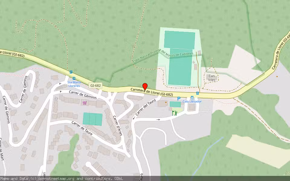 Mapa de Subasta Inmueble (Otros) en Lloret De Mar, Girona