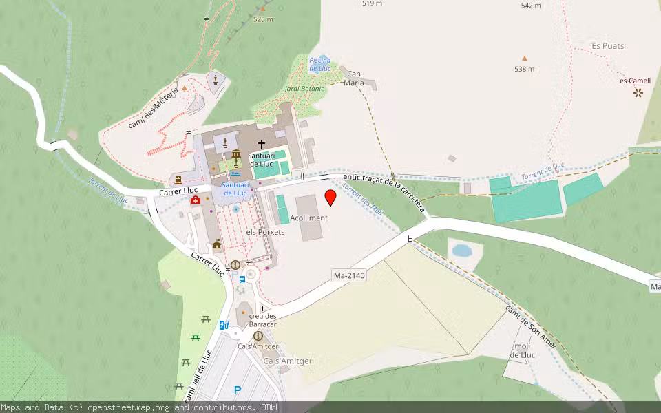 Mapa de Subasta Inmueble (Finca rústica) en Escorca, Illes Balears