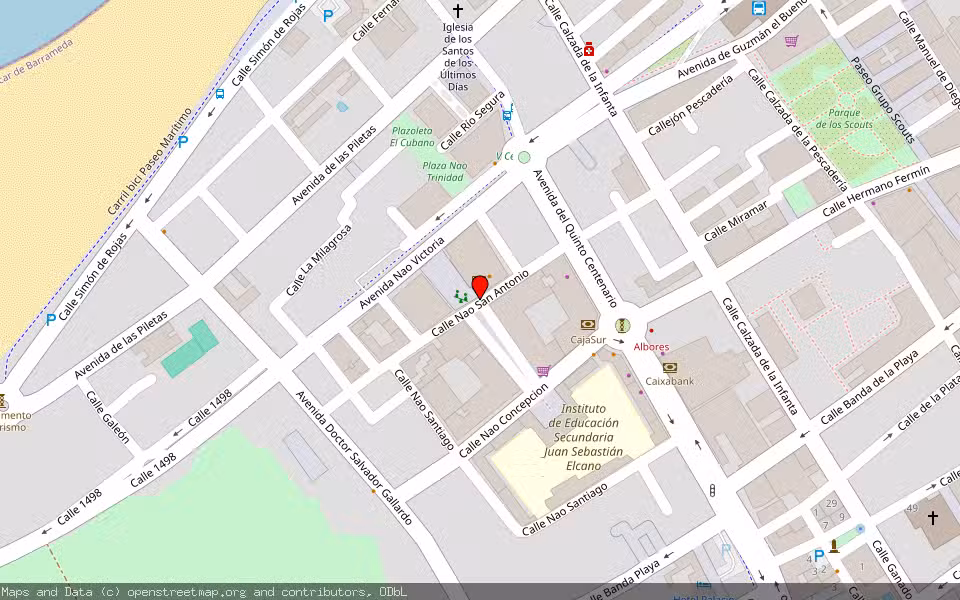 Mapa de Subasta Inmueble (Vivienda) en Sanlúcar De Barrameda, Cádiz