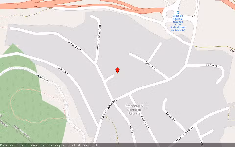 Mapa de Subasta Inmueble (Vivienda) en Algar De Palancia, Valencia/València