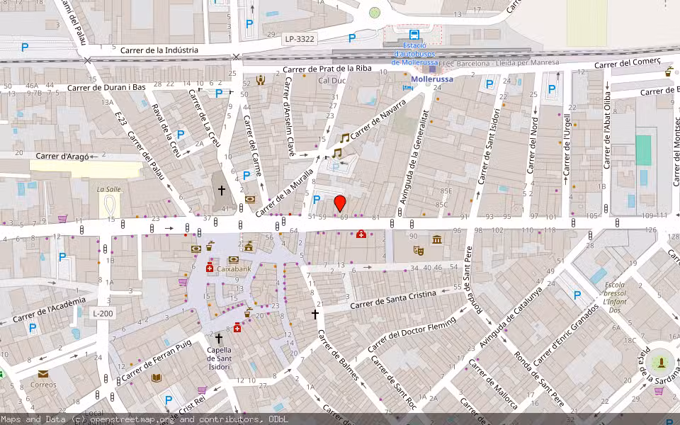 Mapa de Subasta Inmueble (Otros) en Mollerussa, Lleida
