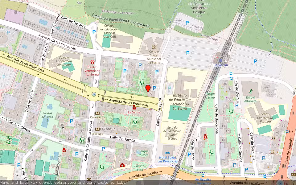 Mapa de Subasta Inmueble (Vivienda) en Fuenlabrada, Madrid