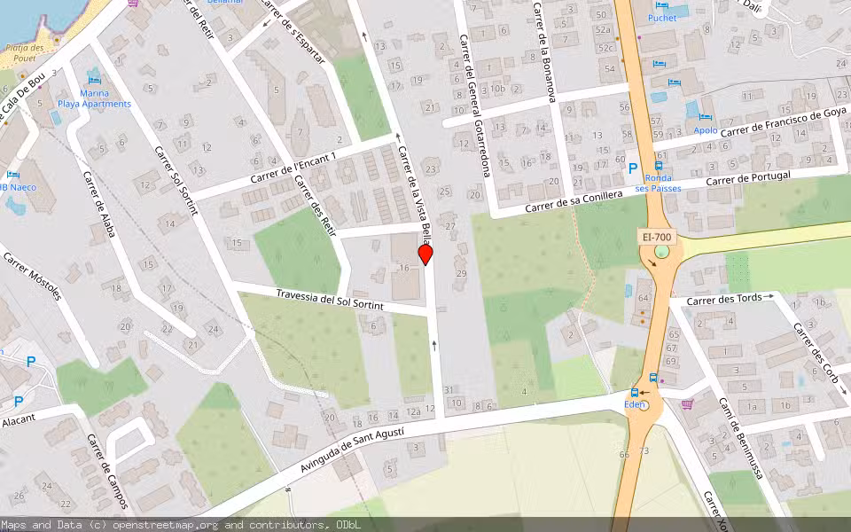 Mapa de Subasta Inmueble (Vivienda) en Sant Antony De Pormany, Illes Balears