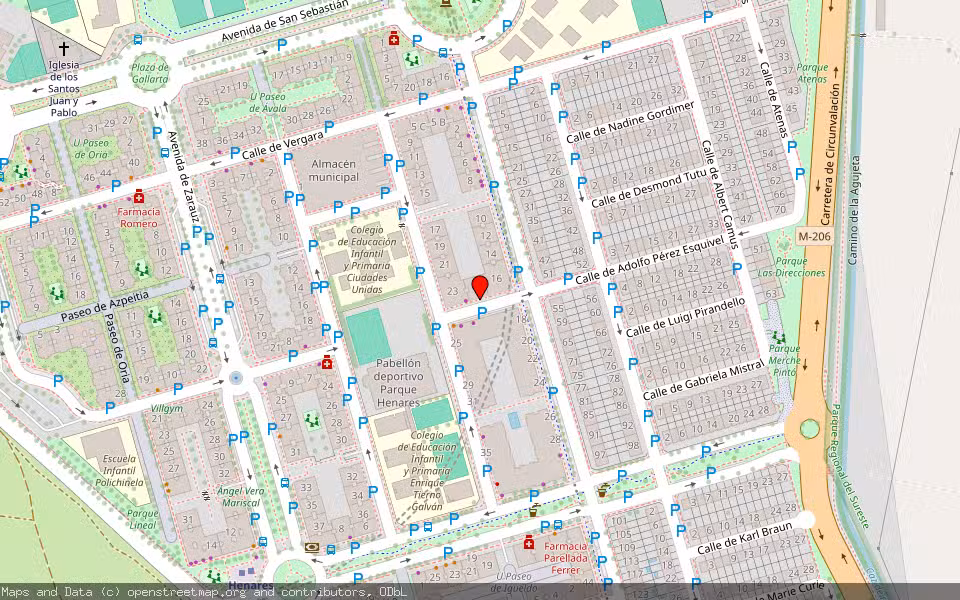 Mapa de Subasta Inmueble (Local comercial) en San Fernando De Henares, Madrid