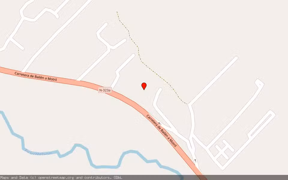 Mapa de Subasta Inmueble (Finca rústica) en Jaen, Jaén