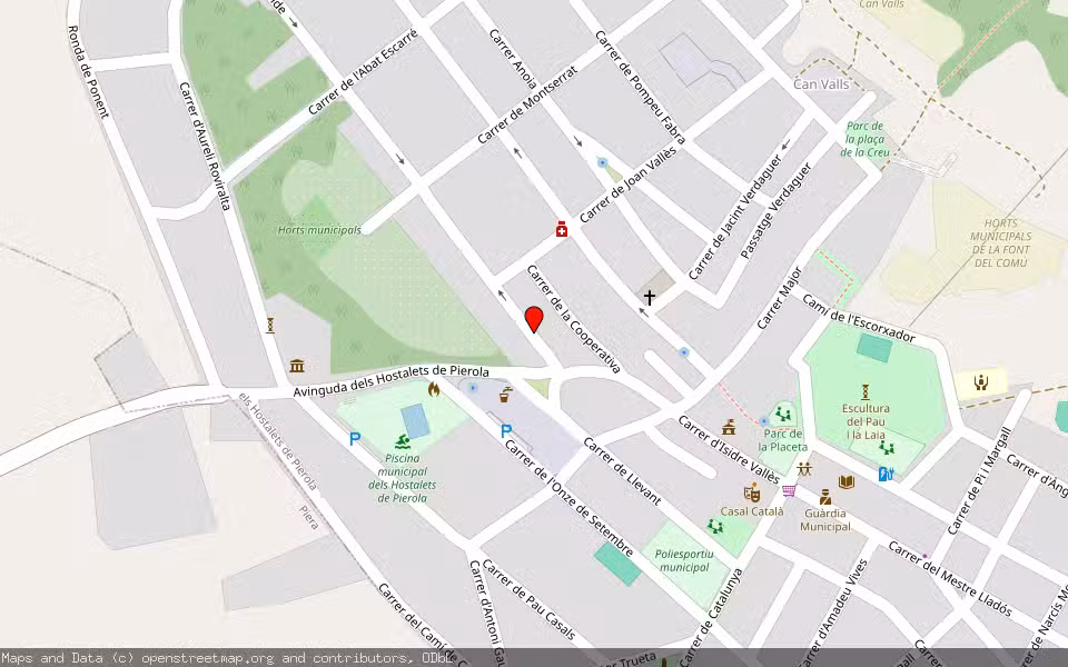 Mapa de Subasta Inmueble (Otros) en Hostalets De Pierola, Barcelona