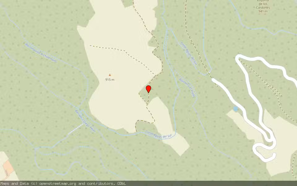 Mapa de Subasta Inmueble (Finca rústica) en Arico, Santa Cruz de Tenerife
