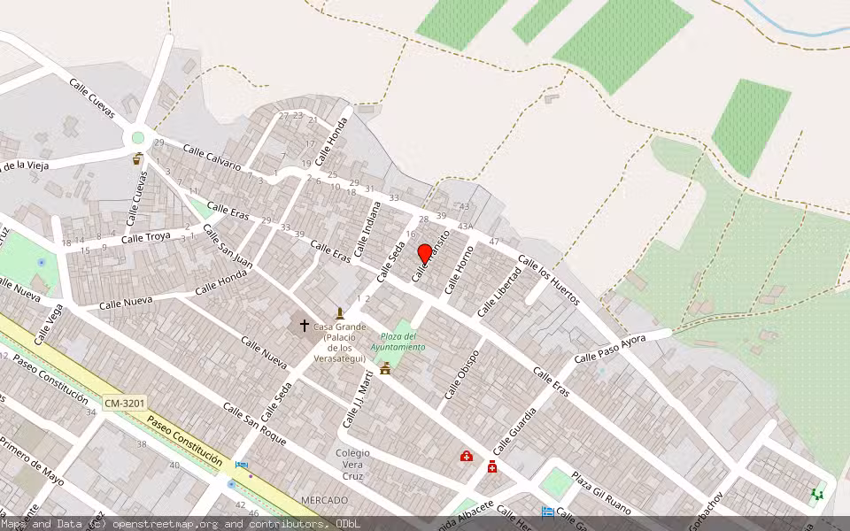 Mapa de Subasta Inmueble (Vivienda) en Alpera, Albacete