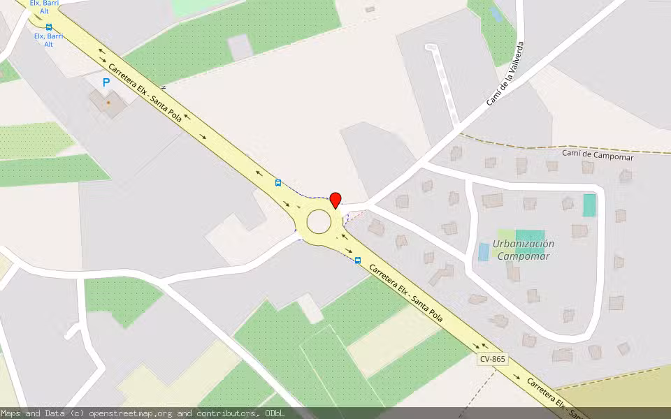 Mapa de Subasta Inmueble (Vivienda) en Santa Pola, Alicante/Alacant