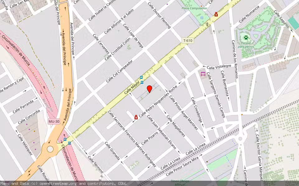 Mapa de Subasta Inmueble (Vivienda) en Alcantarilla, Murcia