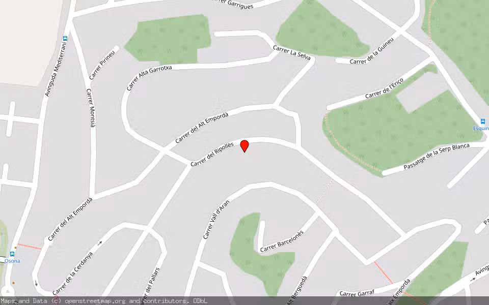 Mapa de Subasta Inmueble (Vivienda) en Tarragona