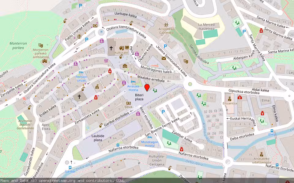 Mapa de Subasta Inmueble (Otros) en Arrasate, Gipuzkoa
