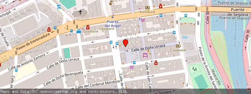Mapa de Subasta de Inmueble (Local comercial) en Madrid, Madrid 