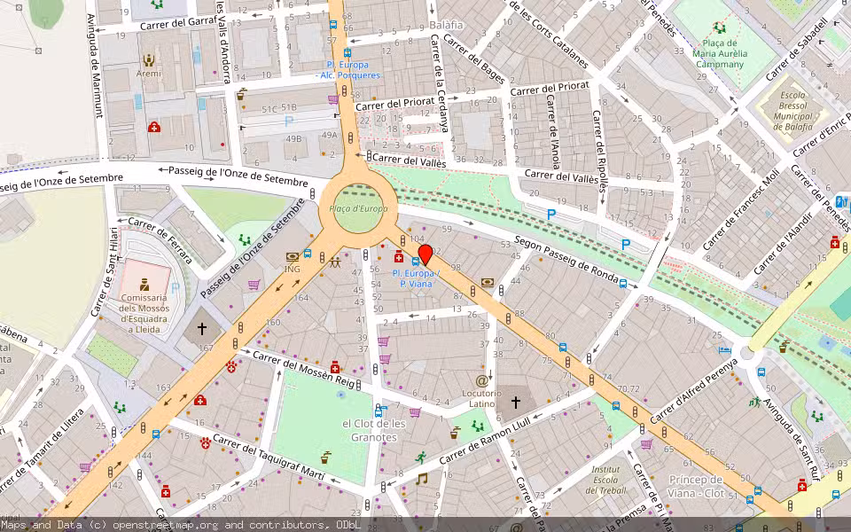 Mapa de Subasta Inmueble (Otros) en Lleida