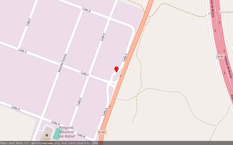 Mapa de Subasta Inmueble (Solar) en Hellin, Albacete