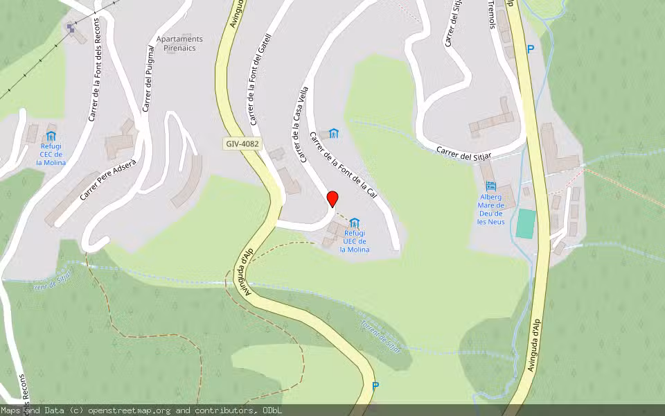 Mapa de Subasta Inmueble (Solar) en Alp, Girona