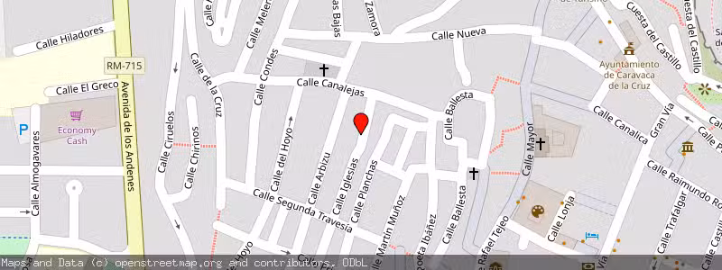 Mapa de Subasta de Inmueble (Vivienda) en Caravaca De La Cruz, Murcia 