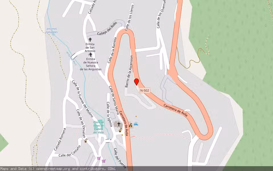 Mapa de Subasta Inmueble (Vivienda) en Talavera De La Reina, Toledo