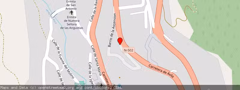 Mapa de Subasta de Inmueble (Vivienda) en Talavera De La Reina, Ávila 