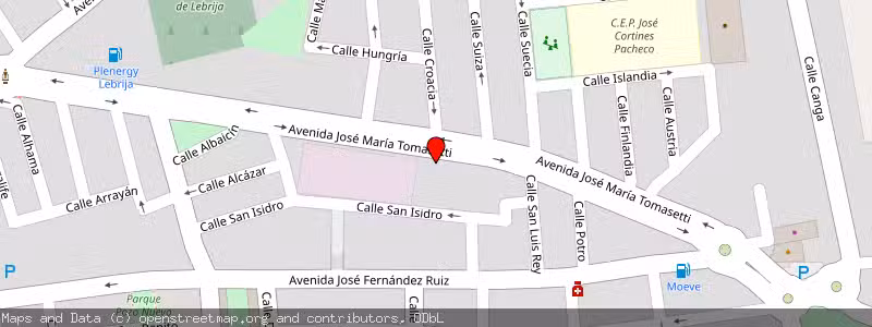Mapa de Subasta de Inmueble (Vivienda) en Lebrija, Sevilla 