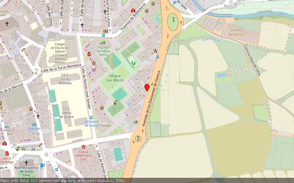 Mapa de Subasta Inmueble (Vivienda) en Huesca