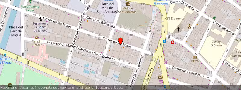 Mapa de Subasta de Inmueble (Vivienda) en Lleida, Lérida (Lleida) 