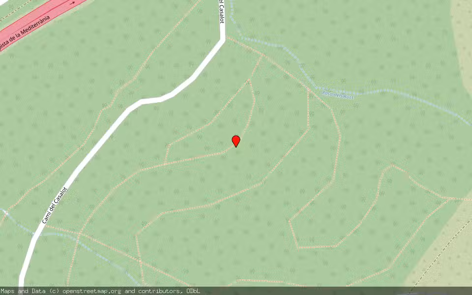 Mapa de Subasta Inmueble (Vivienda) en Mont-roig Del Camp, Tarragona