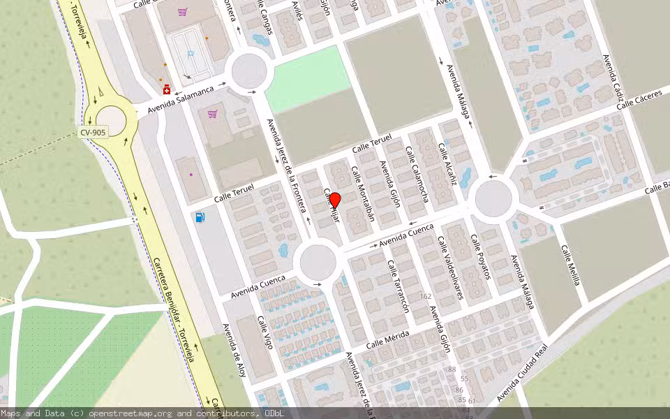 Mapa de Subasta Inmueble (Vivienda) en Rojales, Alicante/Alacant