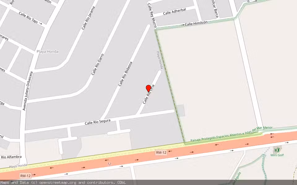 Mapa de Subasta Inmueble (Vivienda) en Cartagena, Murcia