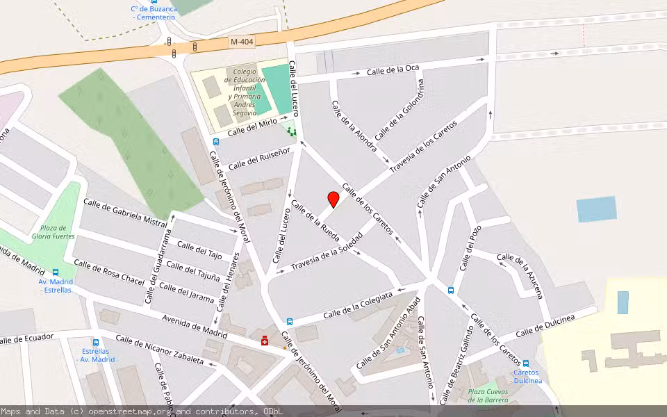 Mapa de Subasta Inmueble (Garaje) en Ciempozuelos, Madrid